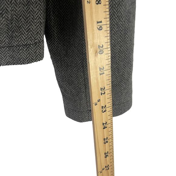 American Eagle Women's Size Large 70% Wool Grey 2 Button Blazer - Picture 9 of 9